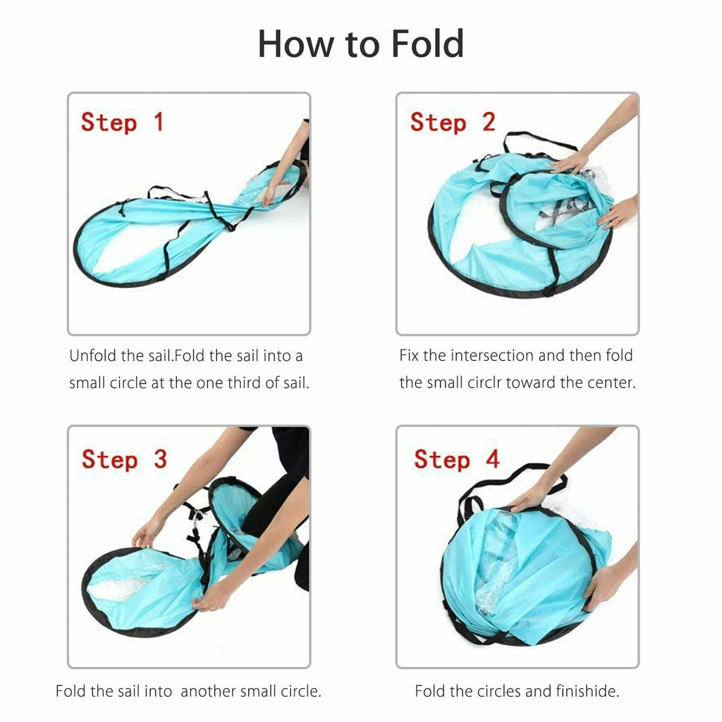 Foldable Kayak Wind Sail Kit U5845