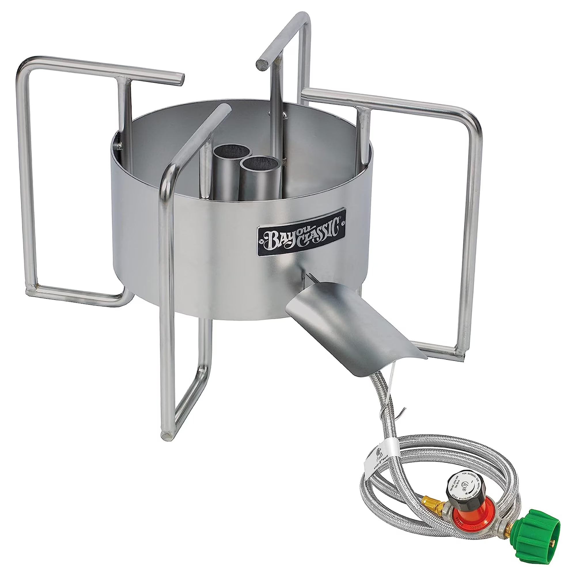 22 Inch Stainless Steel Dual Jet Burner Crawfish Cooker L162