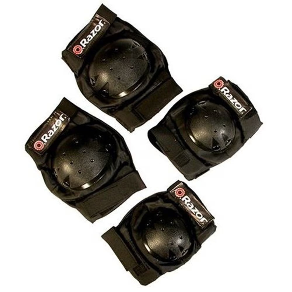 Black Multi Sport Elbow & Knee Pad Protective Gear Set P886