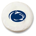 White Vinyl Fitted Car Tire Cover W6963