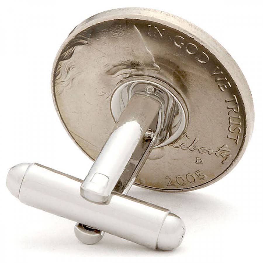 Hand Painted Texas Quarter Cufflinks Z75519