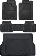 Heavy Duty Rubber Floor Mats (2 Front, 1 Liner & Cargo Mat) A169