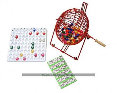 Standard Bingo Cage Set with Balls, Tray and Tickets P631583