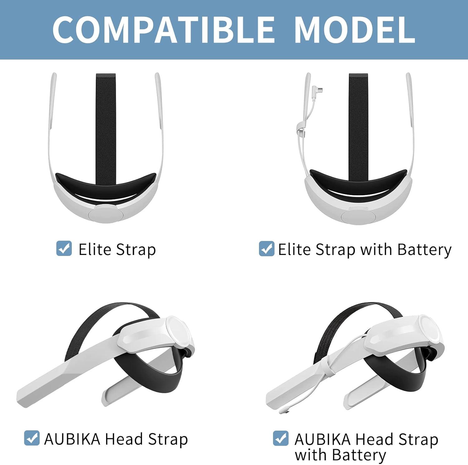 Elite Strap with Battery and Carrying Case for Oculus Quest 2 - Black M555825