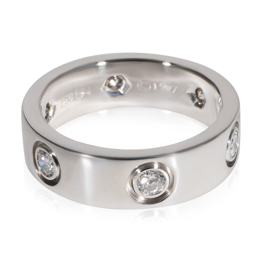 18k White Gold Diamond Ring 0.46 CTW Pre-Owned Z1821
