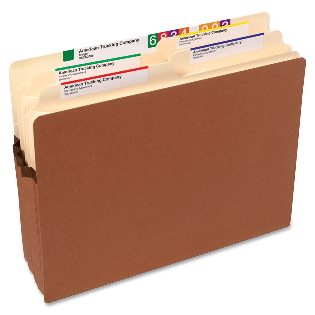 Redrope File Pockets Letter 3.5" Exp 25/BX S2648