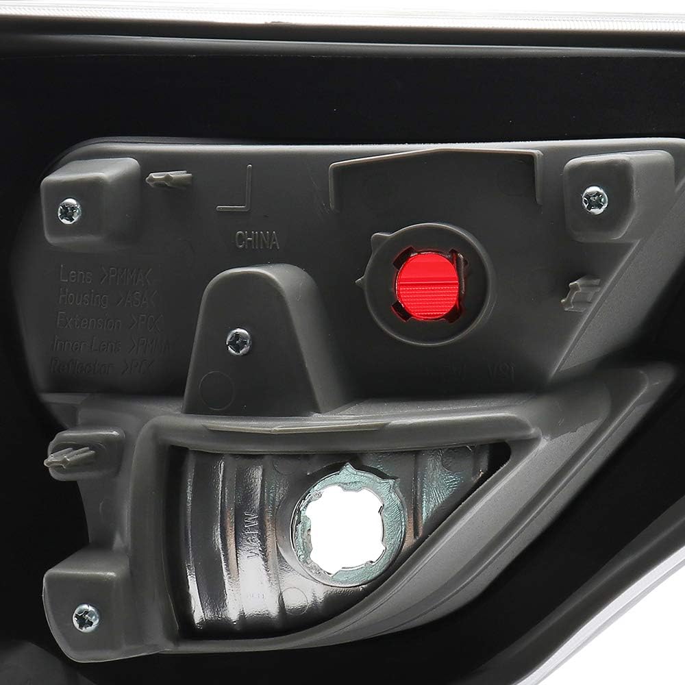 Tail Light Rear Taillight Assembly Compatible With Highlander 2014 2015 2016 Inner Right Passenger Side Pack of 2 D766