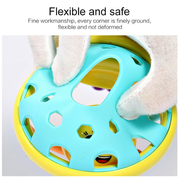 Silicone Rattle Ball Sensory Teether Toy X607248