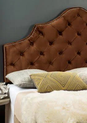 Tufted Velvet Headboard King W359379