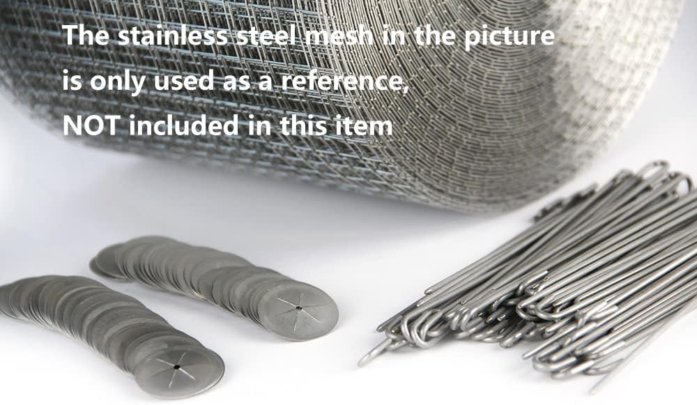 50 Pack Stainless Steel Clips M7010