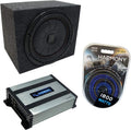 Kicker Bundle Car Sub Box Enclosure & Amp A653489