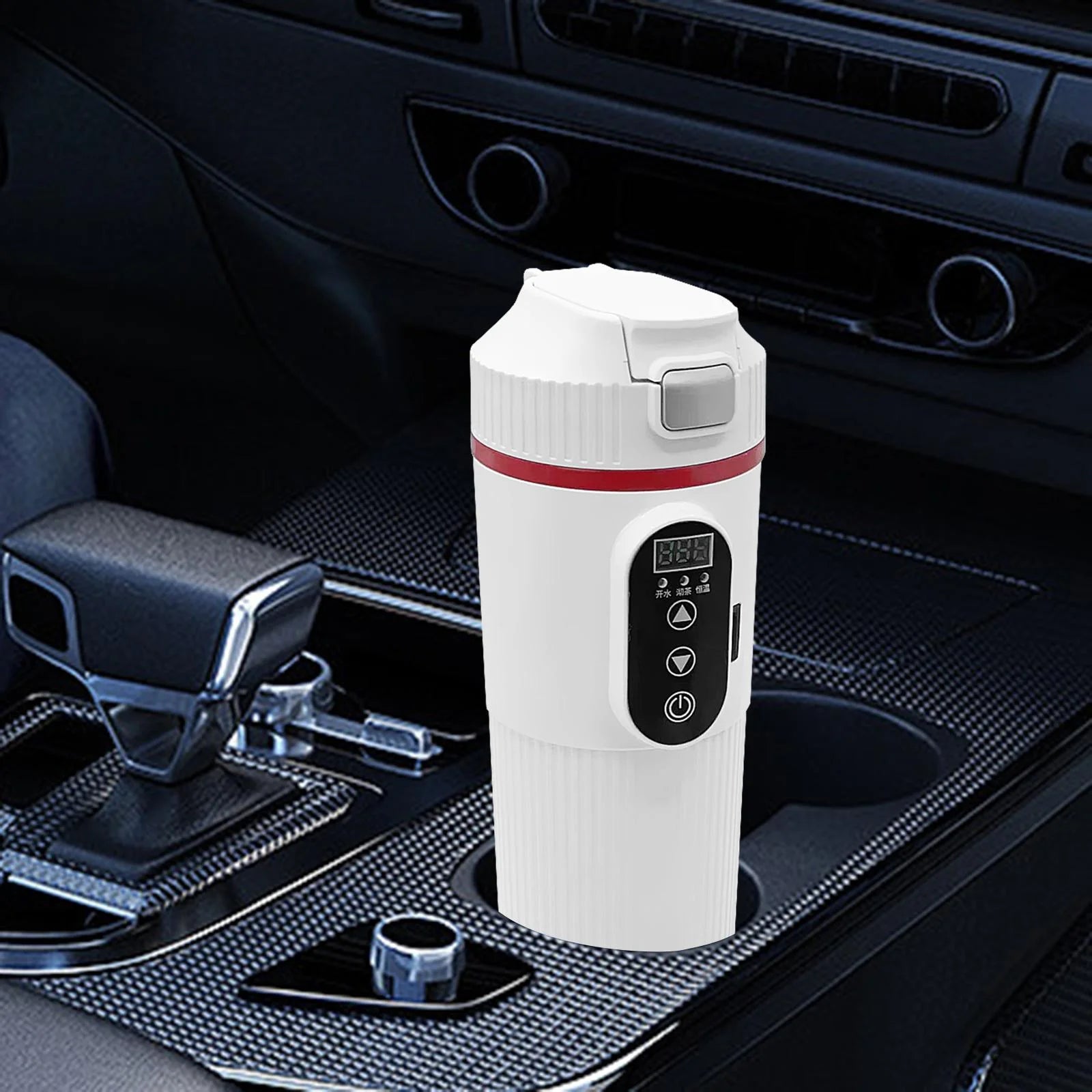 12V 24V Car Electric Water Kettle Tea Coffee Kettle DC Powered Fast Heating 22x7cm Water Boiler Heater Portable U55140