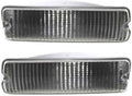 Turn Signal Light Pair for Dodge D150 D250 D350 1991 1992 1993 Clear Lens Q87884