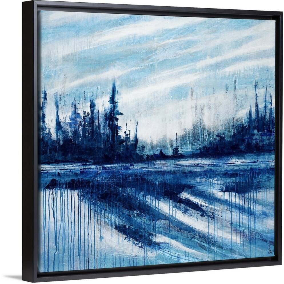 Black Float Frame Canvas Art - 20 x 20 K994643