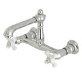Polished Chrome Wall Mount Bathroom Faucet L668072