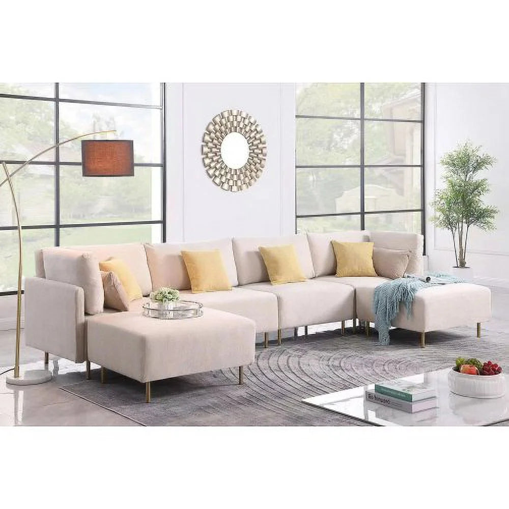 Beige Sectional Sofa X342