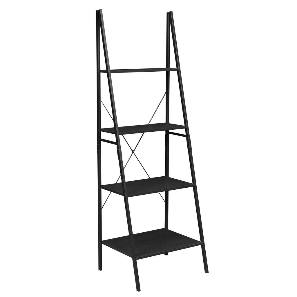 72x22 Ladder Bookcase Black E71764