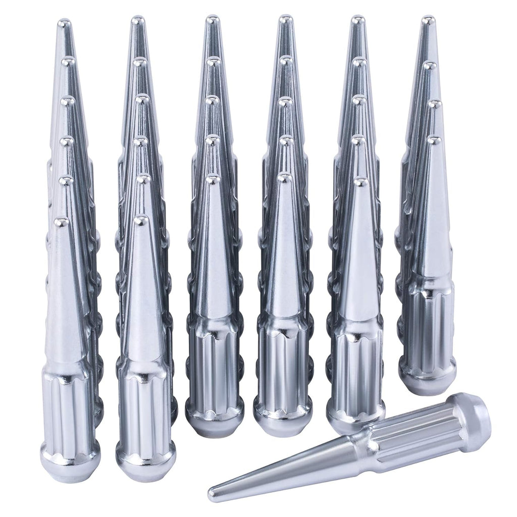 Chrome 24 Piece M14x1.5 Spike Lug Nuts X728207
