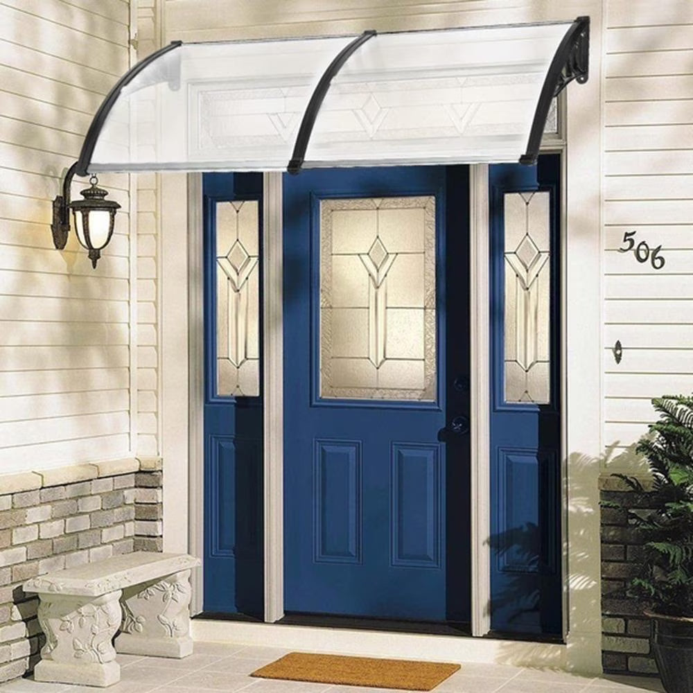 Black Door Window Awning Canopy Patio Cover Q653