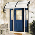 Black Door Window Awning Canopy Patio Cover Q653