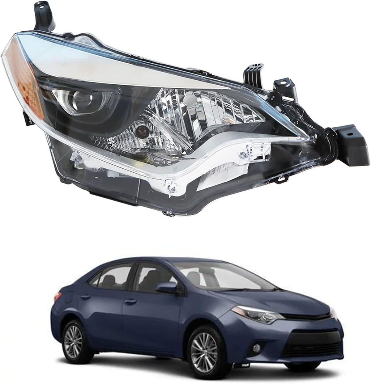 Replacement Built in LED Projector Headlight Assembly Right Side S758694