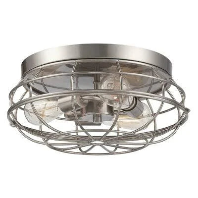 Caged Dome Flush Mount Q5302