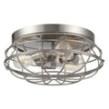 Caged Dome Flush Mount Q5302