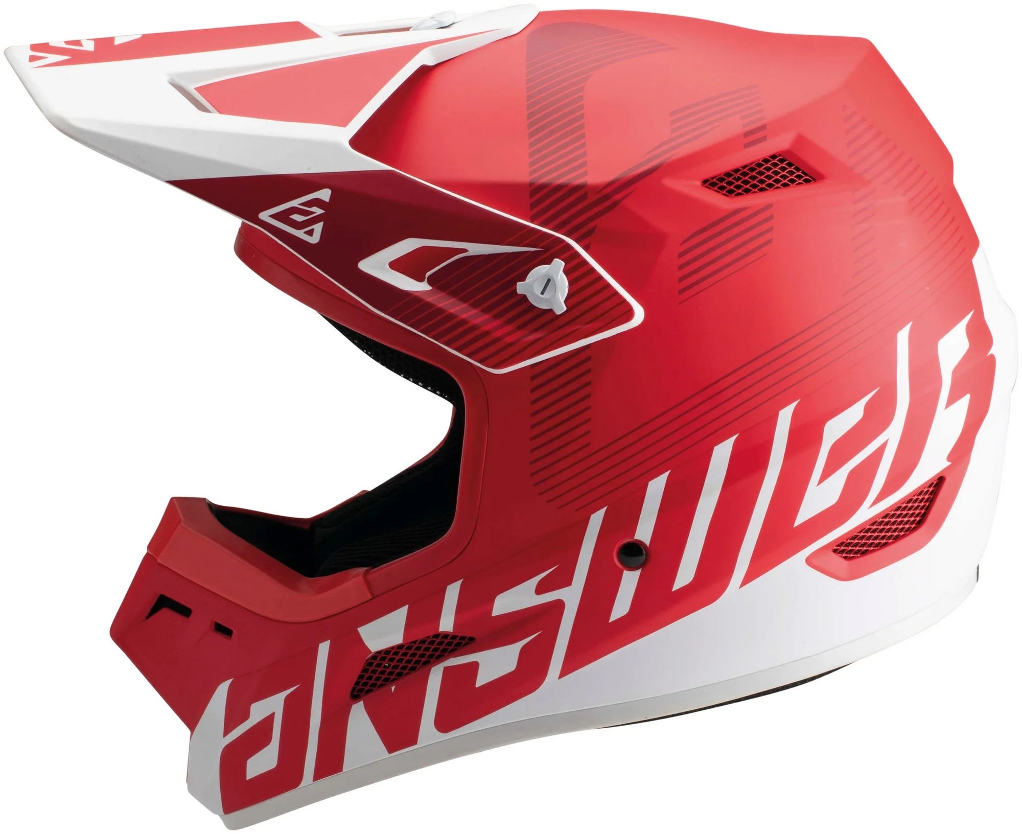 Red/White MX Offroad Helmet R933586
