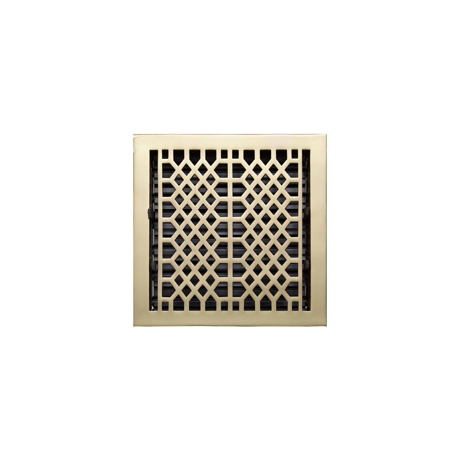 Polished Brass Floor Register C7251