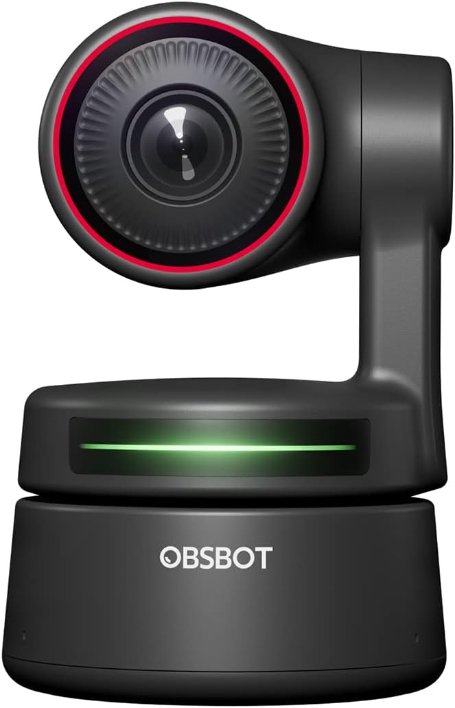 4K Webcam with Dual Omni-Directional Microphones, 2 Axis Gimbal, HDR, 60 FPS A5882