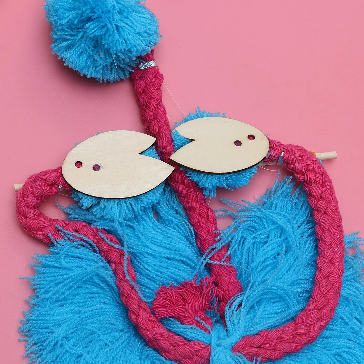 5PCS Plush Ostrich Marionette Toy (Sky-blue) S323