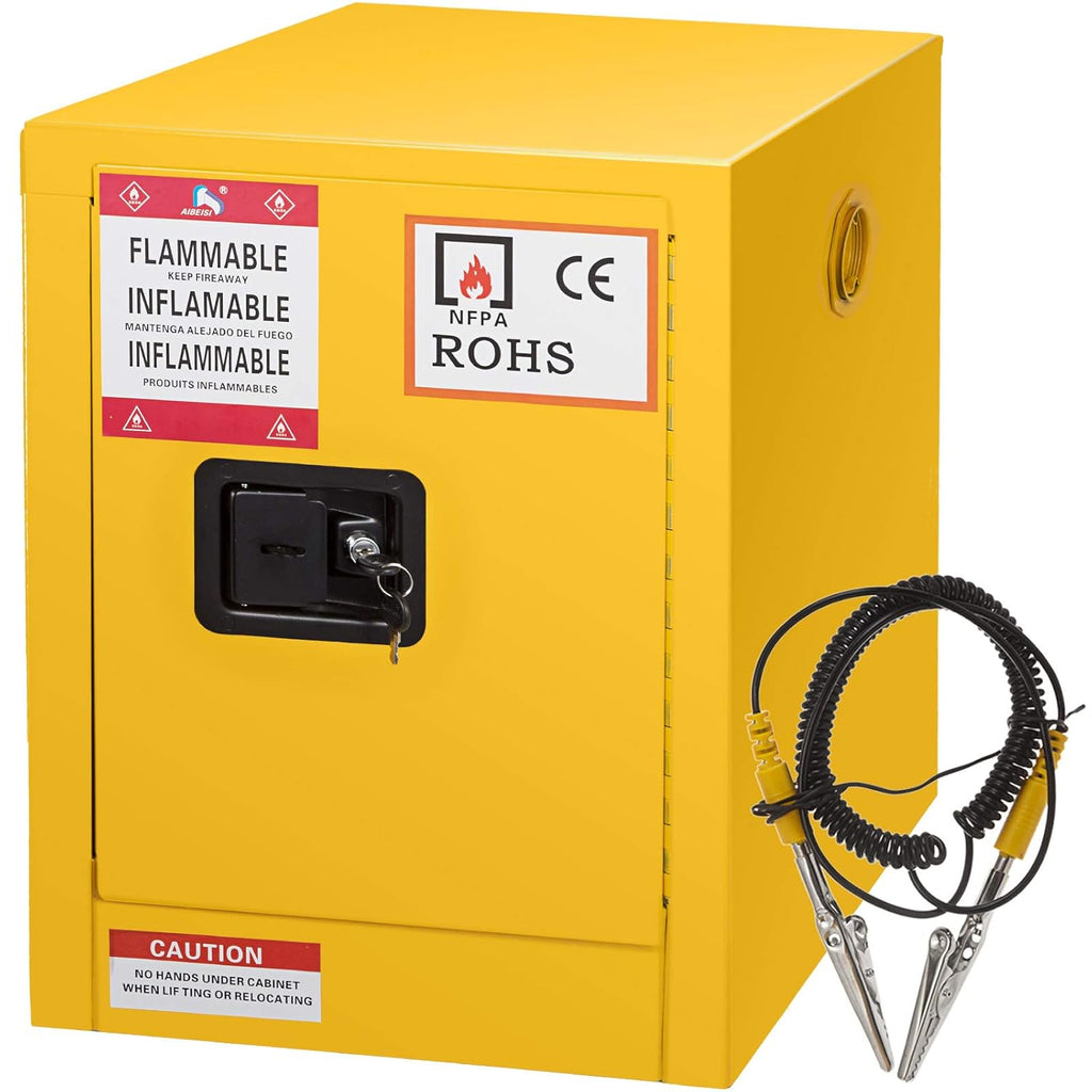 Galvanized Steel Flammable Storage Cabinet with Adjustable Shelf R4290