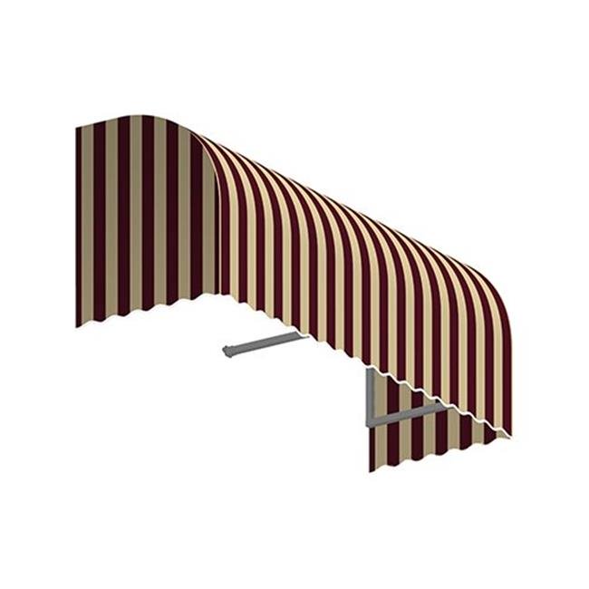 Burgundy & Tan Window & Entry Awning E867989