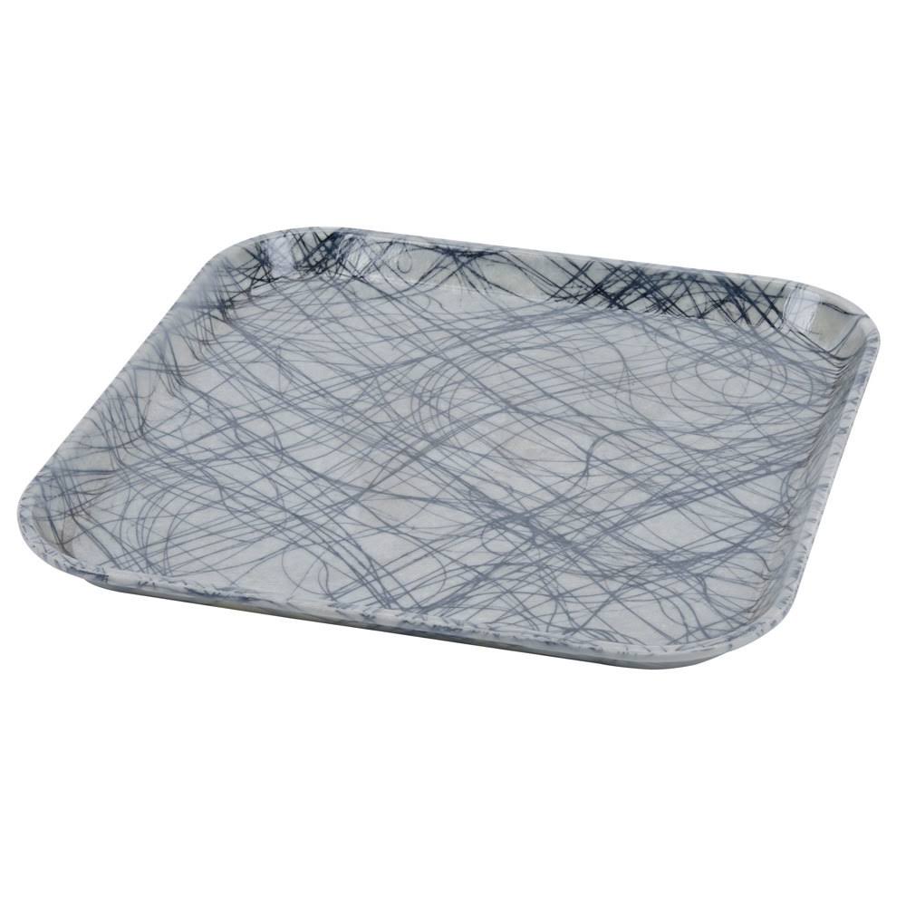 Swirl Gray 13 inch Square Fiberglass Camtray M15303