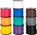 16 Gauge Copper Clad Aluminum Wire 100 Ft per Roll, 10 Roll Assortment Pack of 2 K244924