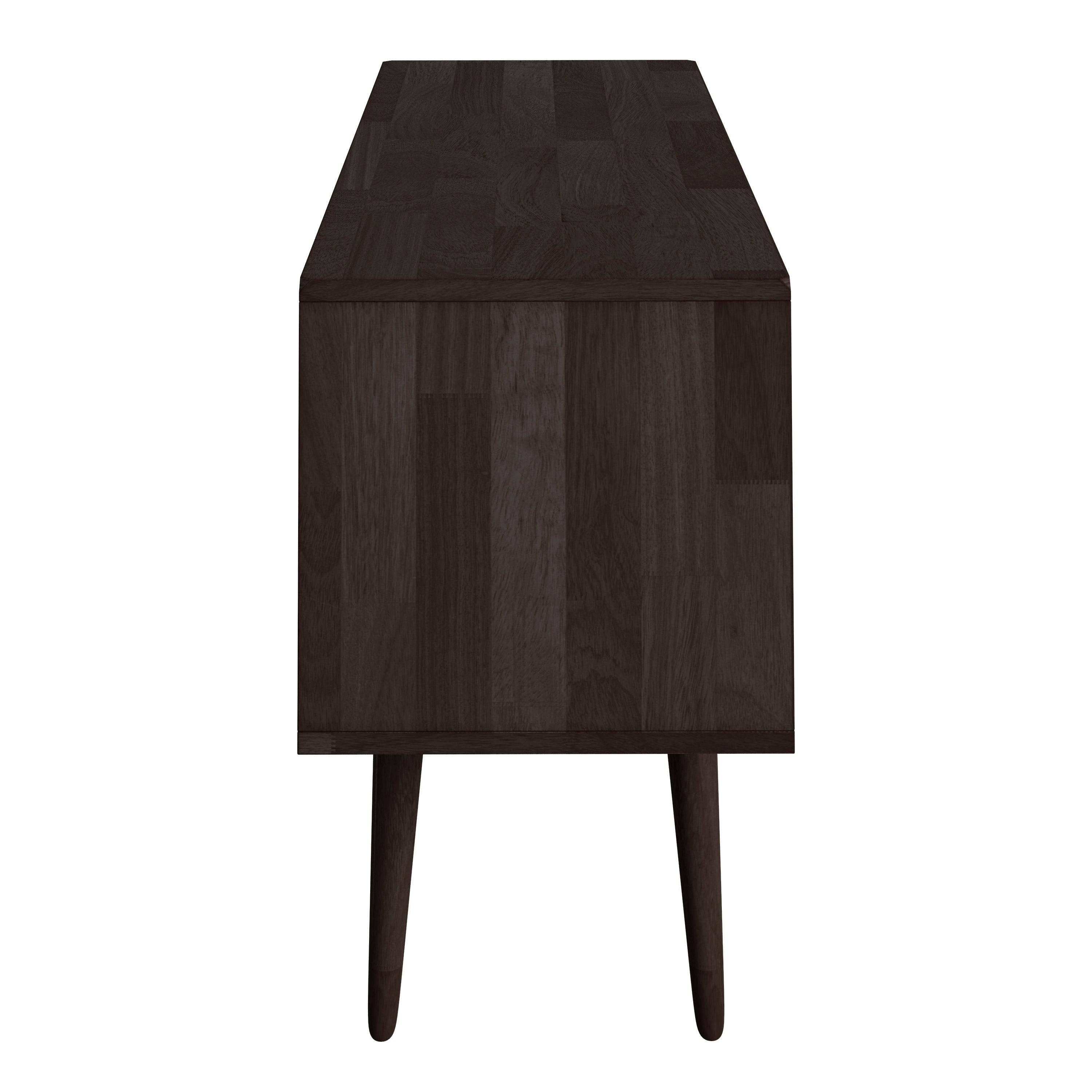 White Wash Wood Entertainment Cabinet with Doors O62568