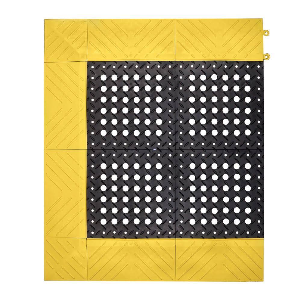Black Interlock Drainage Runner S138