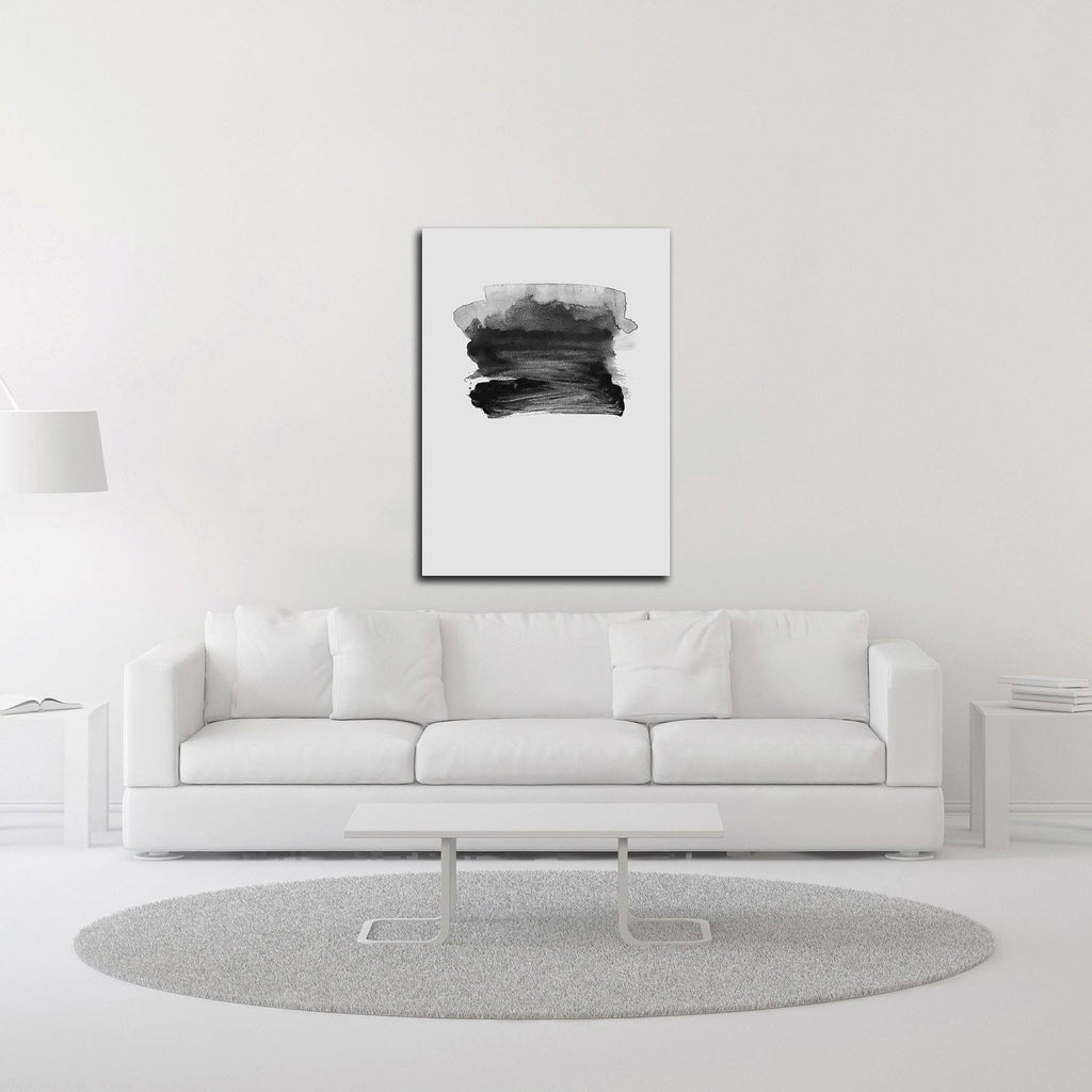 Grey Print on Canvas F3557