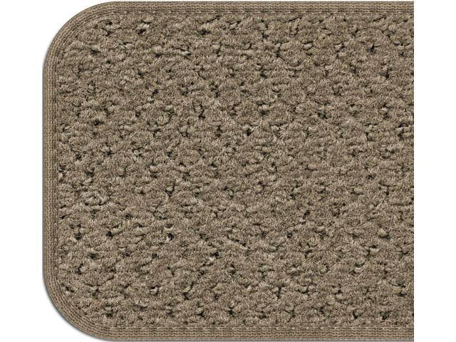 Set of 15 Adhesive Carpet Stair Treads - Camel Tan - 8 in. x 30 in. O7521