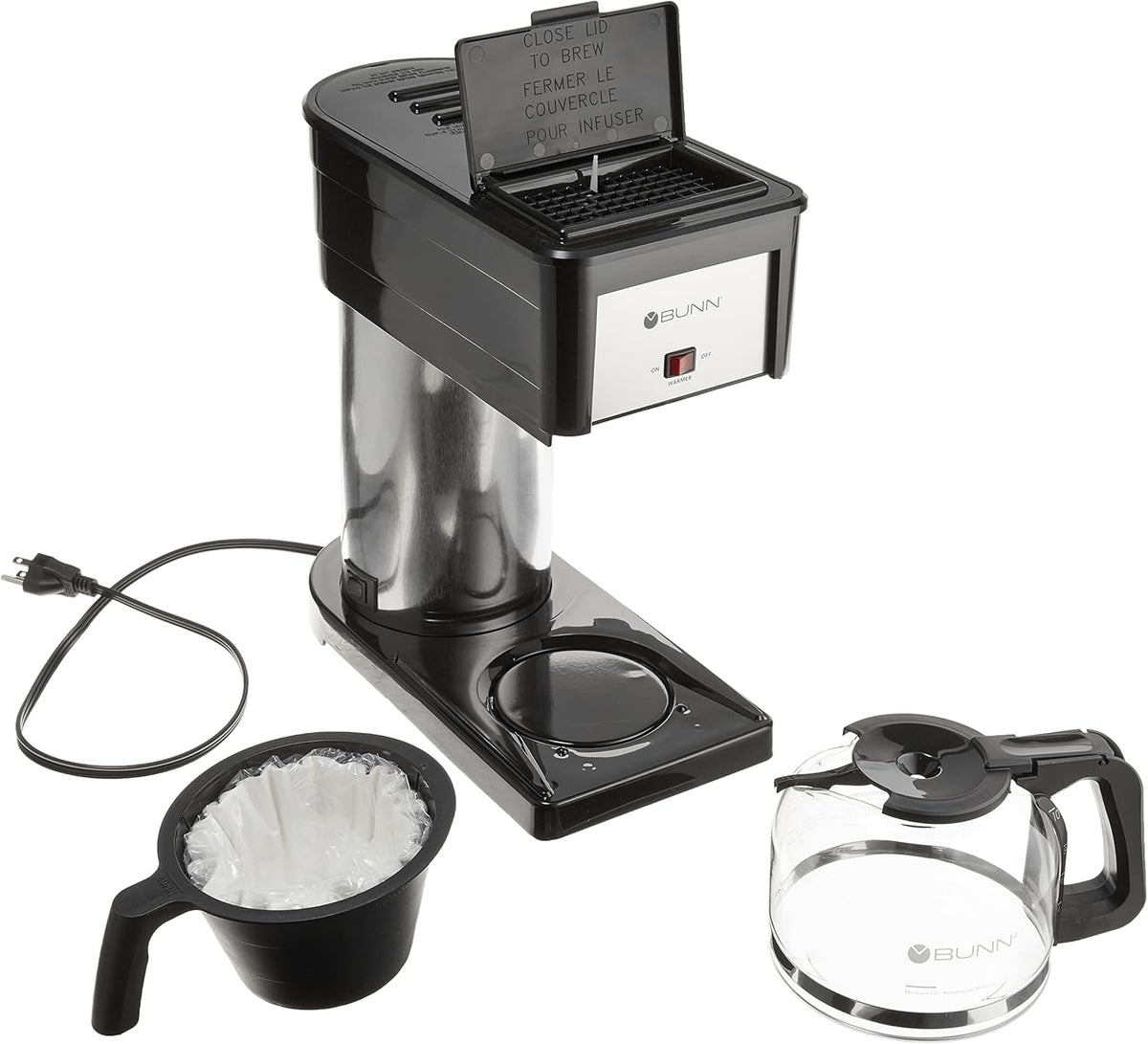 Black 10-Cup Coffee Brewer S8597