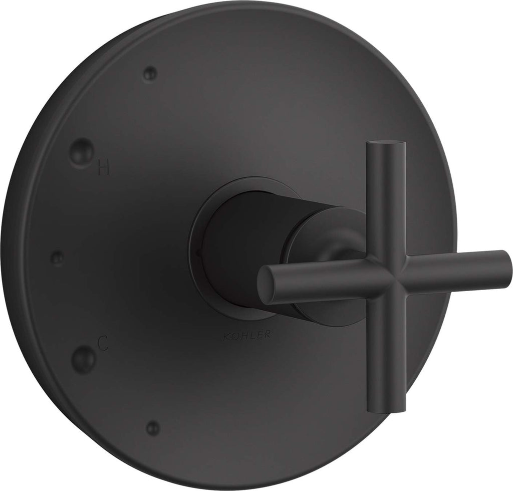 Matte Black Pressure Balanced Valve Trim D64697