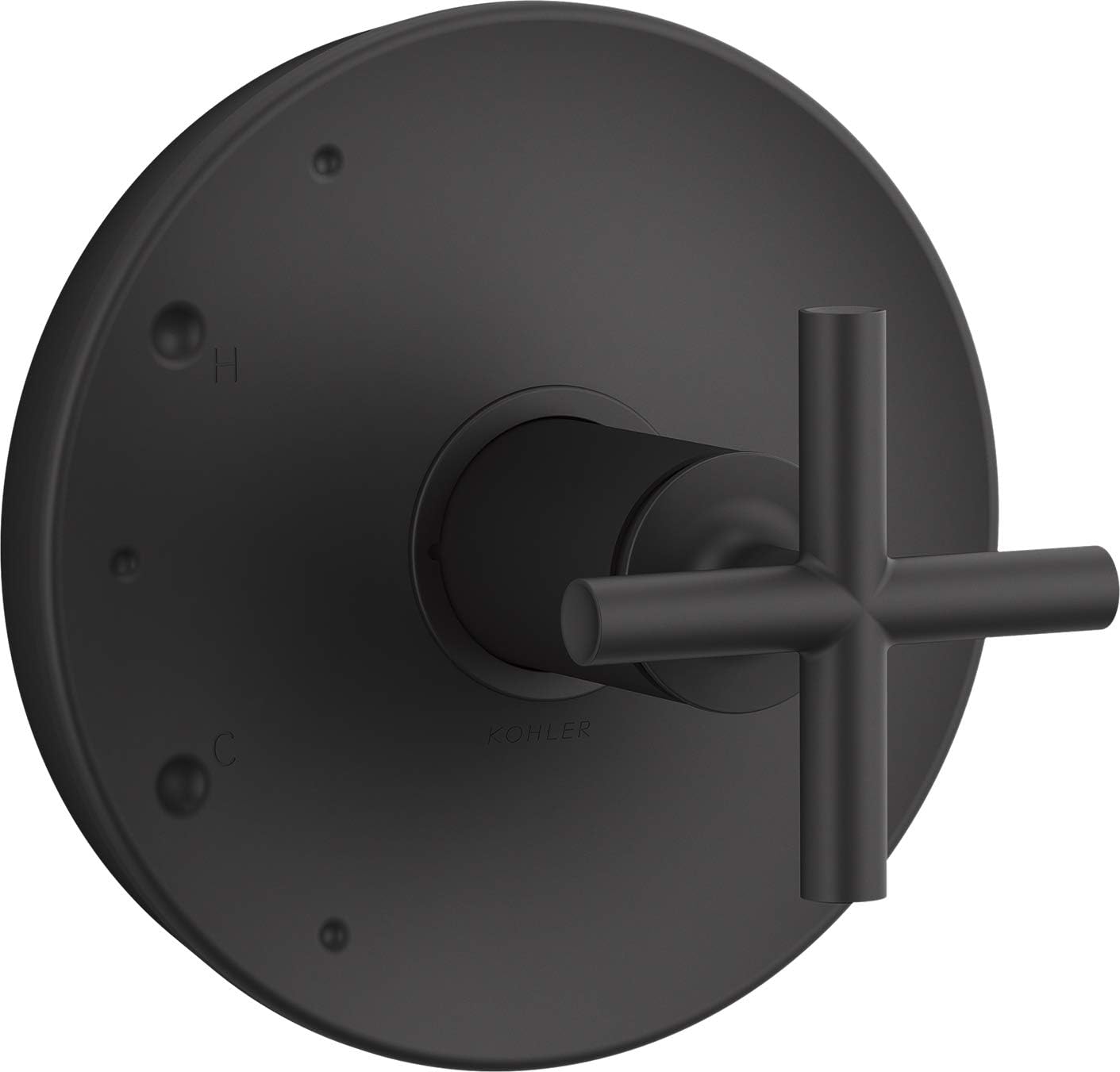 Matte Black Pressure Balanced Valve Trim D64697