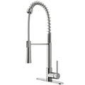 Stainless Steel Pull-Down Spray Kitchen Faucet with Deck Plate Q4183