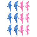 12 Pcs Dolphin Inflatable Pool Toy B9425