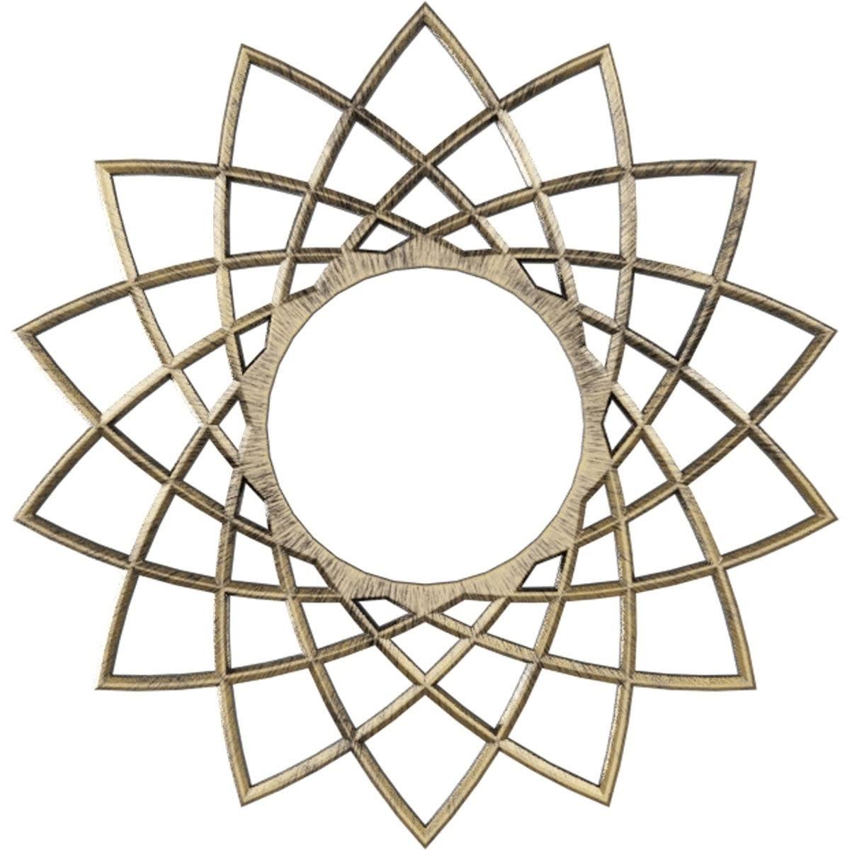36x22OD x 13 7/8x22ID x 1x22P PVC Pierced Ceiling Medallion D3738