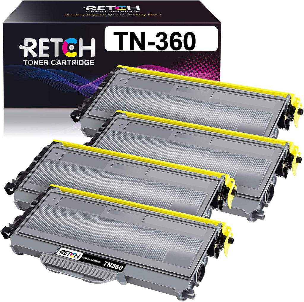 Compatible Toner Cartridge Replacement for Brother TN330 TN360, Black, 4 Pack A587