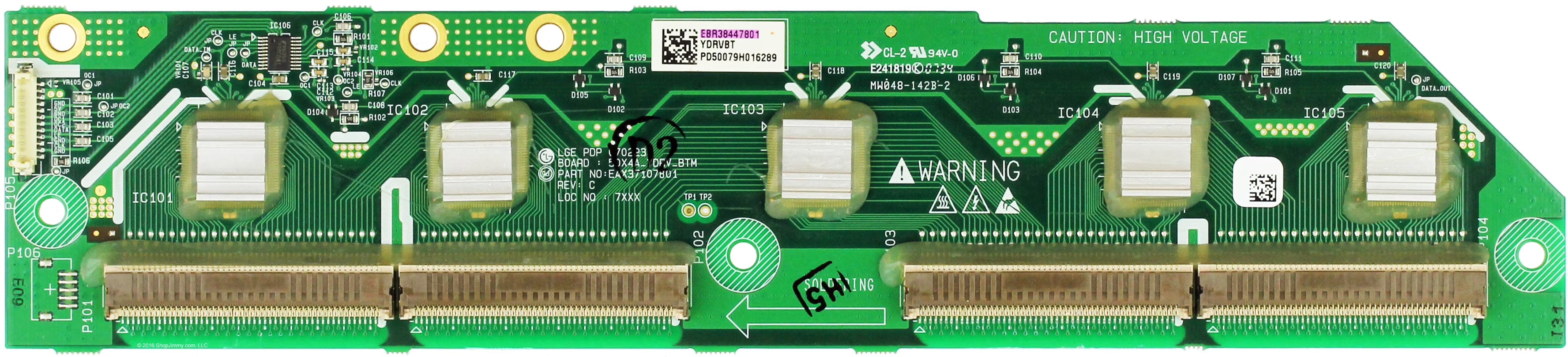 Bottom Y Scan Drive D428