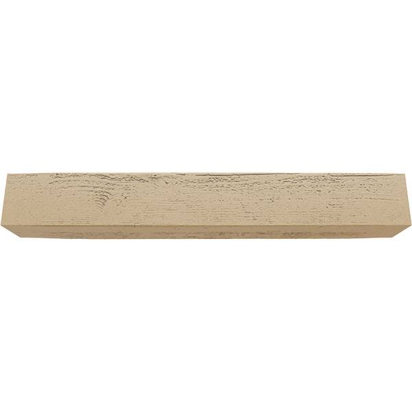 6x22W x 8x22H x 12&L 3-Sided Rough Sawn Faux Wood Ceiling Beam O9199
