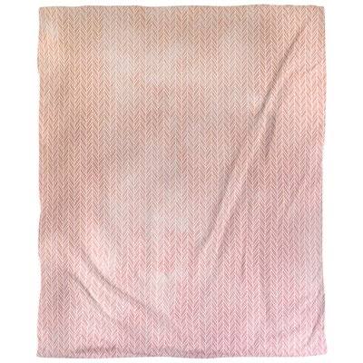 Pink/Orange Pima Combed Cotton Herringbone Fabric F302845