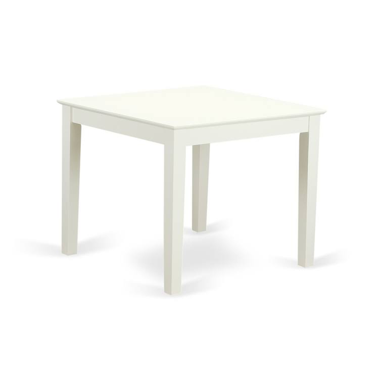 5pc Square Table and Four Parson Chair with Linen Fabric Light Beig N440